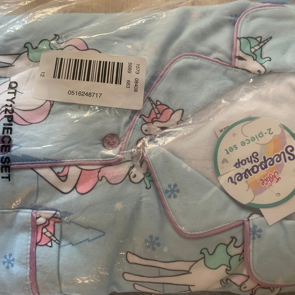 Justice 2 Piece Pajamas - Size 10/12
